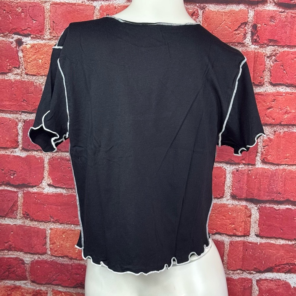 Affliction Women’s Graphic Baby Tee -Size: XL -NWOT - Picture 8 of 11